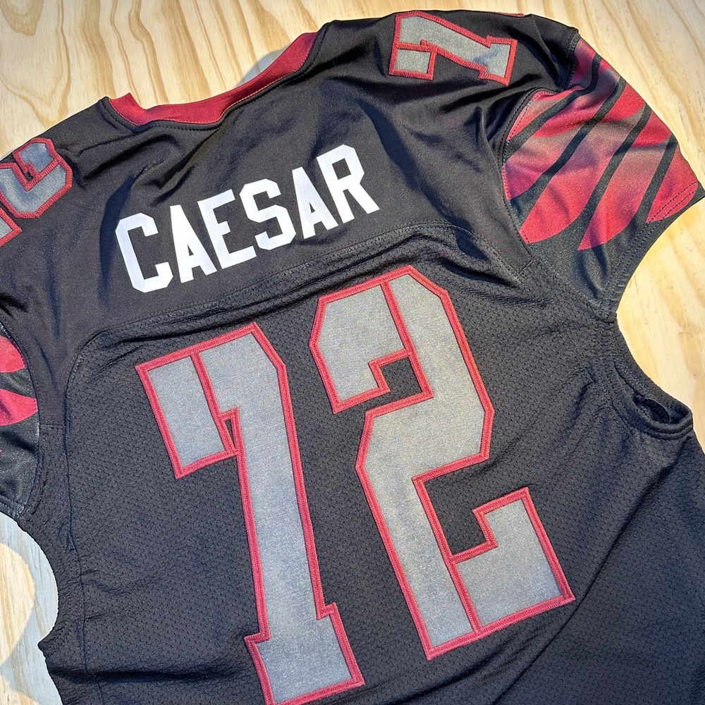 Prolook Sports Rock Ridge Caesar 72 Football Jersey Mens 2XL Black Maroon